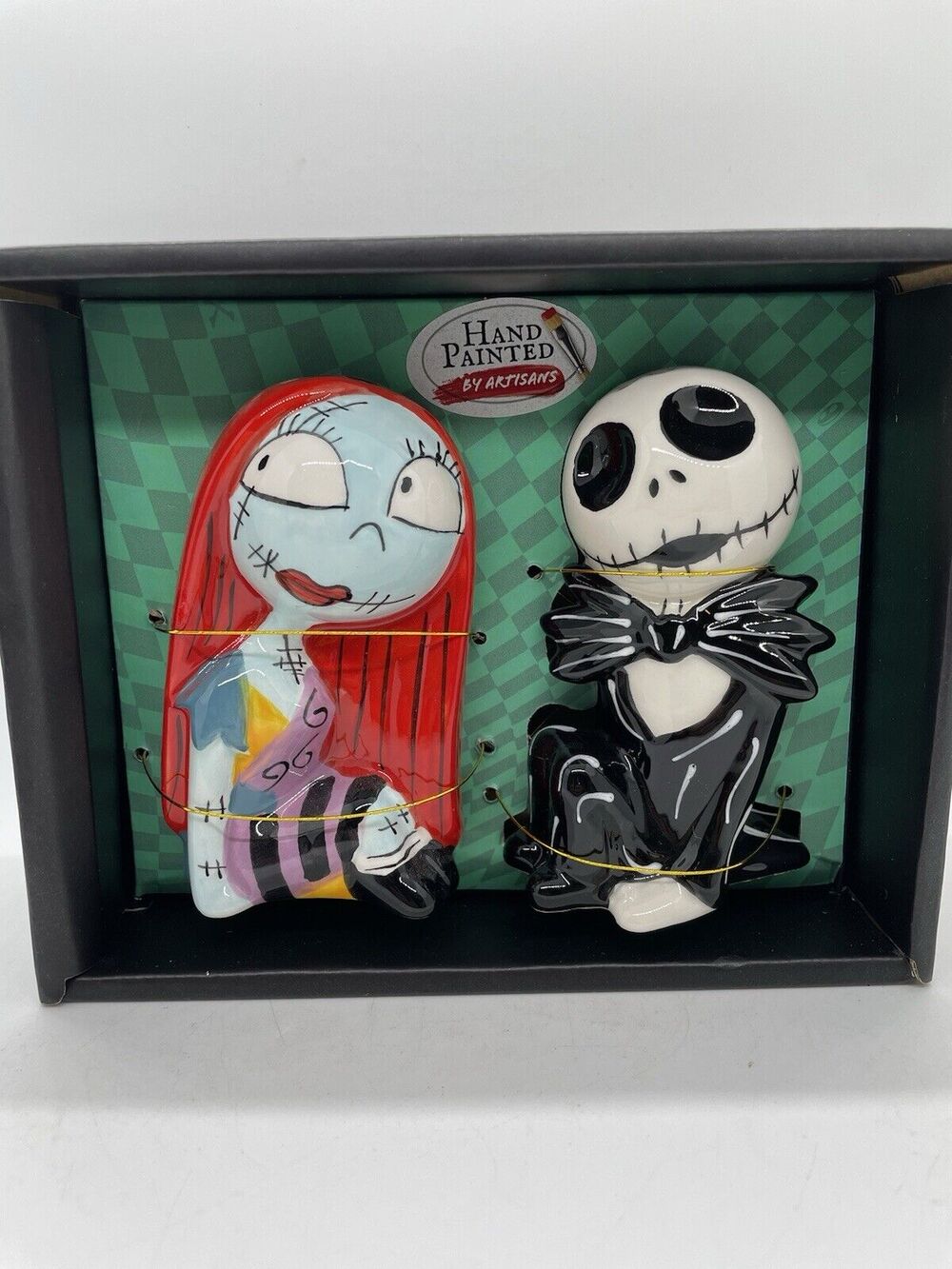Disney The Nightmare Before Christmas Jack And Sally Salt & Pepper Shaker Set